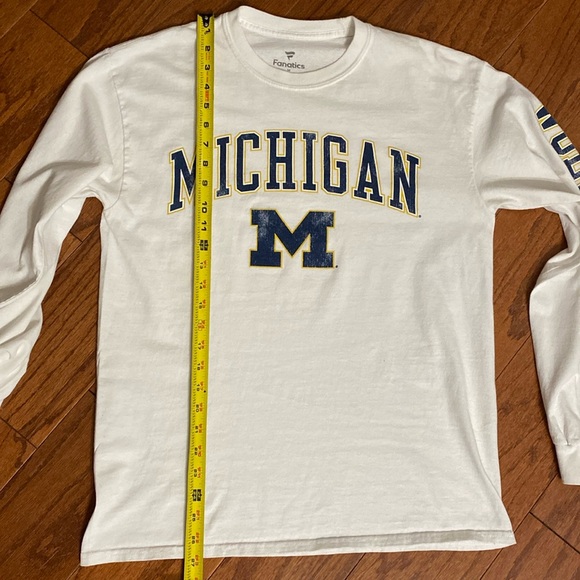 Fanatics Michigan University unisex longsleeves t-shirt- size Medium - Picture 6 of 8